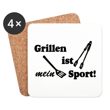 Grillen Untersetzer - Grillen mein Sport Grill ...