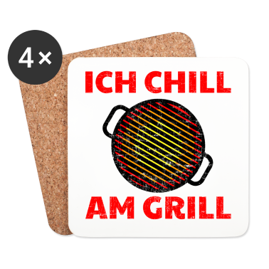 Grillen Untersetzer - Grillen - Ich chill am Grill