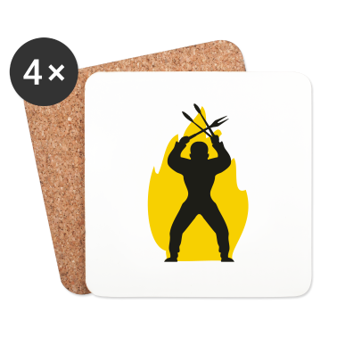 Grillen Untersetzer - grillen