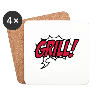 Grillen Untersetzer - Grillen