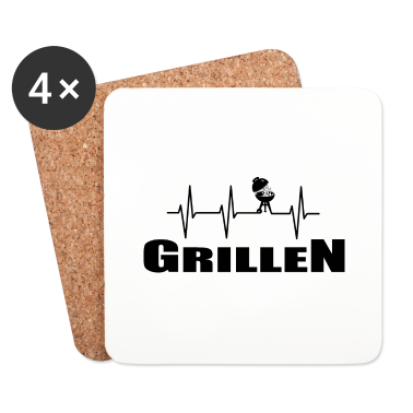 Grillen Untersetzer - Grillen