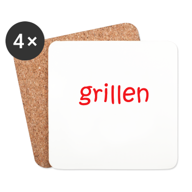 Grillen Untersetzer - Grillen