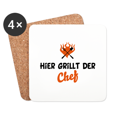Grillen Untersetzer - grillen