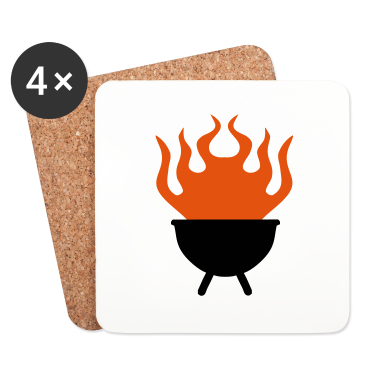Grillen Untersetzer - grill