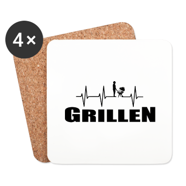 Grillen Untersetzer - Grillen