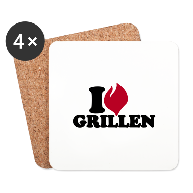 Grillen Untersetzer - Grillen