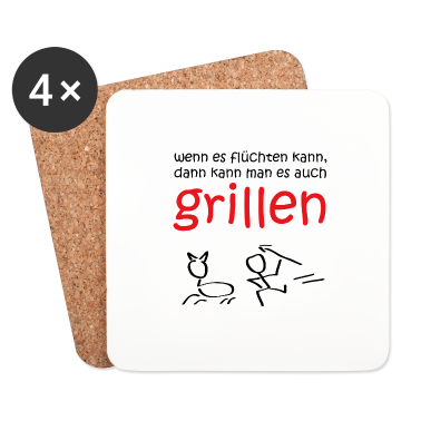 Grillen Untersetzer - Grillen