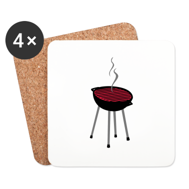 Grillen Untersetzer - Grill