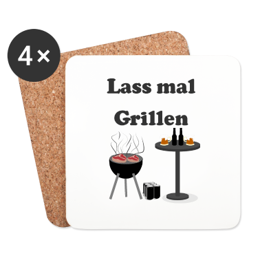 Grillen Untersetzer - Grillen