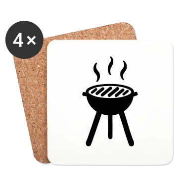 Grillen Untersetzer - Grill
