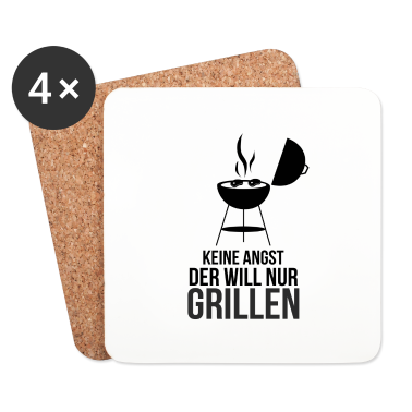 Grillen Untersetzer - Grill