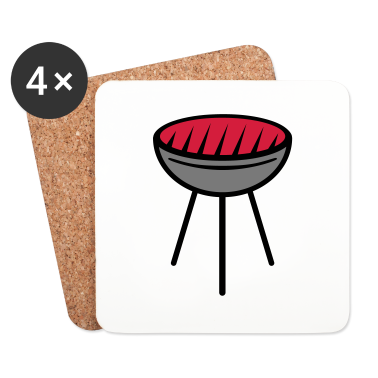 Grillen Untersetzer - Grill