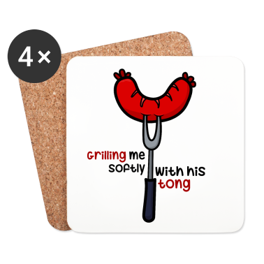Grillen Untersetzer - Grillen