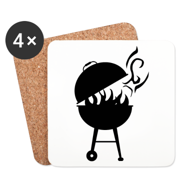 Grillen Untersetzer - Grill