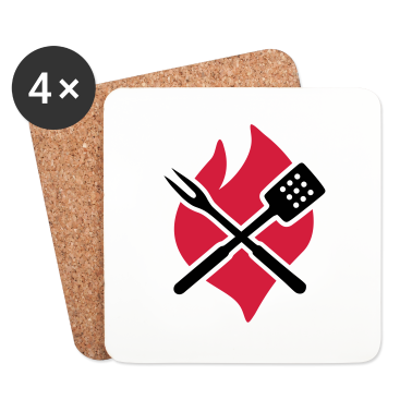 Grillen Untersetzer - Grillen