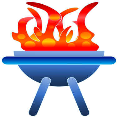 Motiv Grillfeuer GRILL GRILLEN