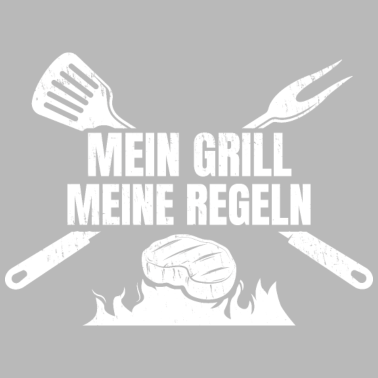 Motiv Mein Grill Meine Regeln | Griller Grillen Geschenk