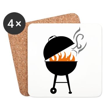 Grillen Untersetzer - Grill