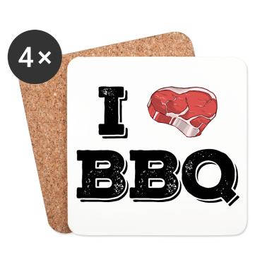 Grillen Untersetzer - BBQ Grill Grillen Grillmeister