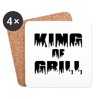 Grillen Untersetzer - King of Grill - Grillen