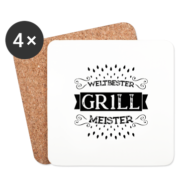 Grillen Untersetzer - Grill Meister Weltbester Grillen Grill Saison