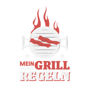 Motiv Mein Grill, Meine Regeln, Chef am Grill