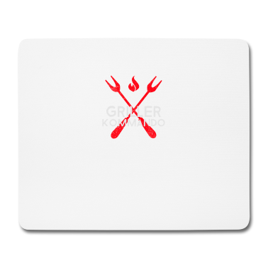 Grillen Mousepad - Griller Kommando grillen griller grill Holzkohle