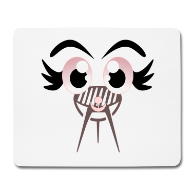 Grillen Mousepad - GRILL CARTOONFIGUR GRILLEN