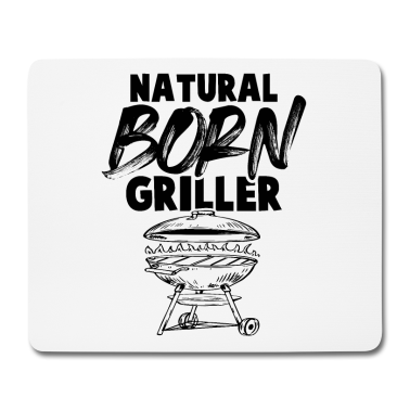 Grillen Mousepad - born griller grill