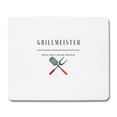 Grillen Mousepad - Grillmeister Grill grillen Griller Geschenkidee
