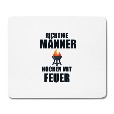 Grillen Mousepad - Grillen Griller Grill BBQ Grillsaison Geschenkidee