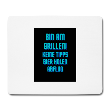 Grillen Mousepad - bin am grillen