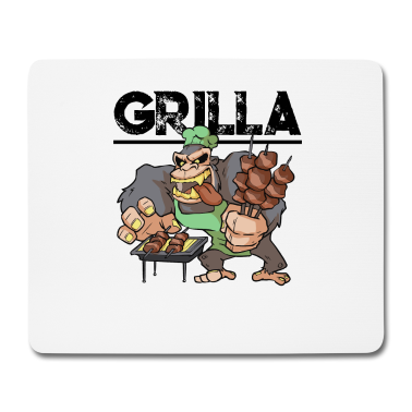 Grillen Mousepad - Grill BBQ Smoker Grillen Gorilla Spruch Griller