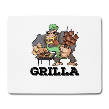 Grillen Mousepad - Grill BBQ Smoker Grillen Gorilla Spruch Griller