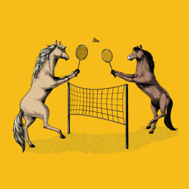 Motiv Horse Badminton