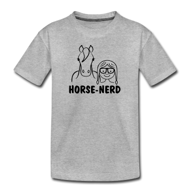 Pferde T-Shirt - Pferdemotiv Horse-Nerd