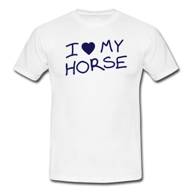 Pferde T-Shirt - I love my horse