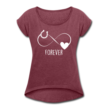 Pferde T-Shirt - infinity Heart Pferd