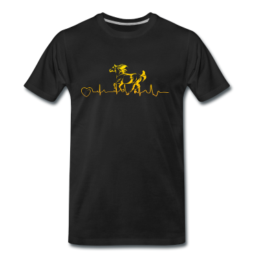 Pferde T-Shirt - Pferde sind mein Herzschlag - IV