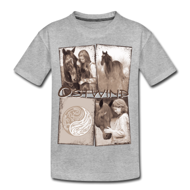 Pferde T-Shirt - Ostwind Aris Ankunft Kachel-Motiv