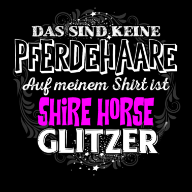 Motiv SHIRE HORSE - Glitzer