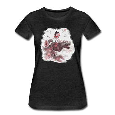 Pferde T-Shirt - Thelwell Cartoon Pony im Gelände