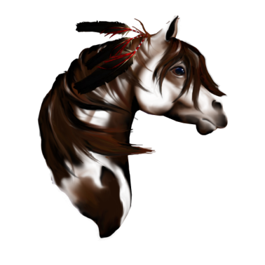 Motiv Feathered Paint Horse