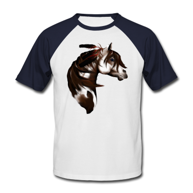 Pferde T-Shirt - Feathered Paint Horse