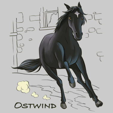 Motiv Ostwind Hengst Ostwind im Galopp