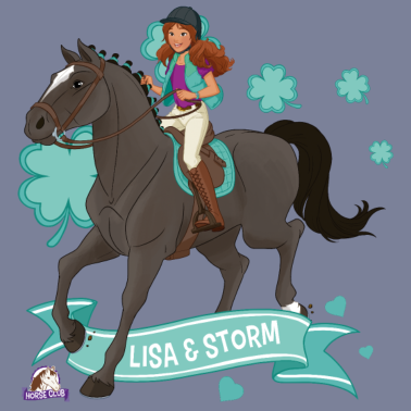 Motiv Schleich Horse Club Lisa & Storm reiten zusammen
