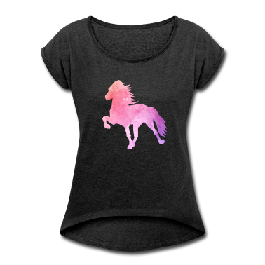 Pferde T-Shirt - Islandpferd Watercolor