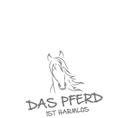 Motiv Vorsicht vor der Reiterin