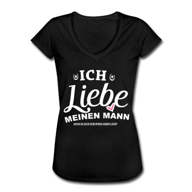Pferde T-Shirt - Ich liebe meinen Mann wenn er mich zum Pferd gehen