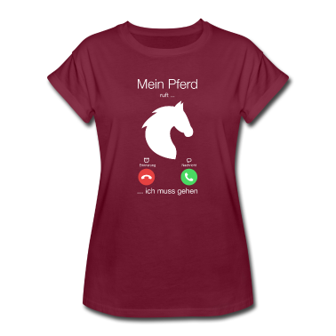 Pferde T-Shirt - Geschenk Anruf Pferd ruft